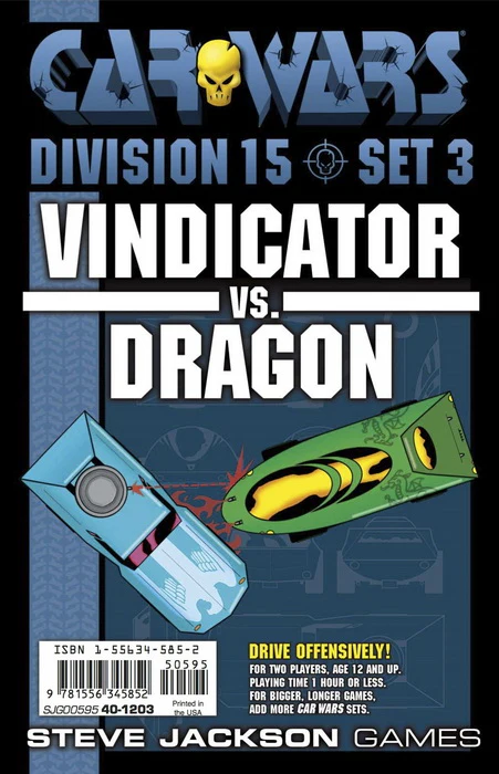 Car Wars: Division 15 - Set 3 Vindicator VS Dragon