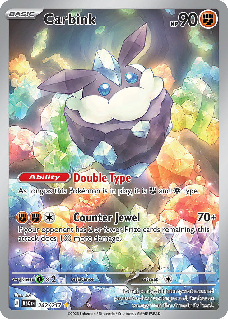 Carbink - 242/217 (ASC) Illustration Rare