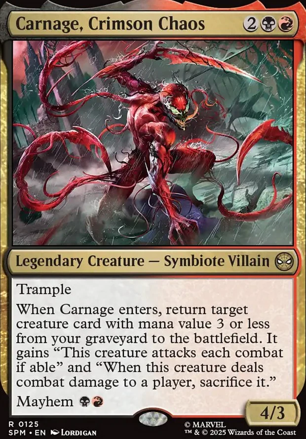 Carnage, Crimson Chaos [ #0125 ] (SPM-R) - Image 2