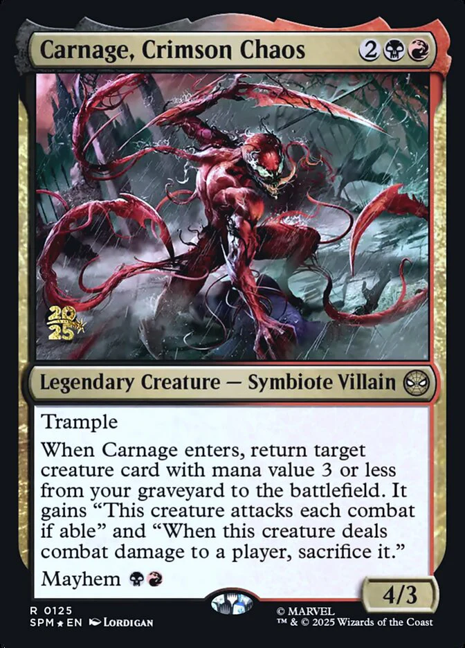 Carnage, Crimson Chaos [ #0125 ] (SPM-R) - Image 3