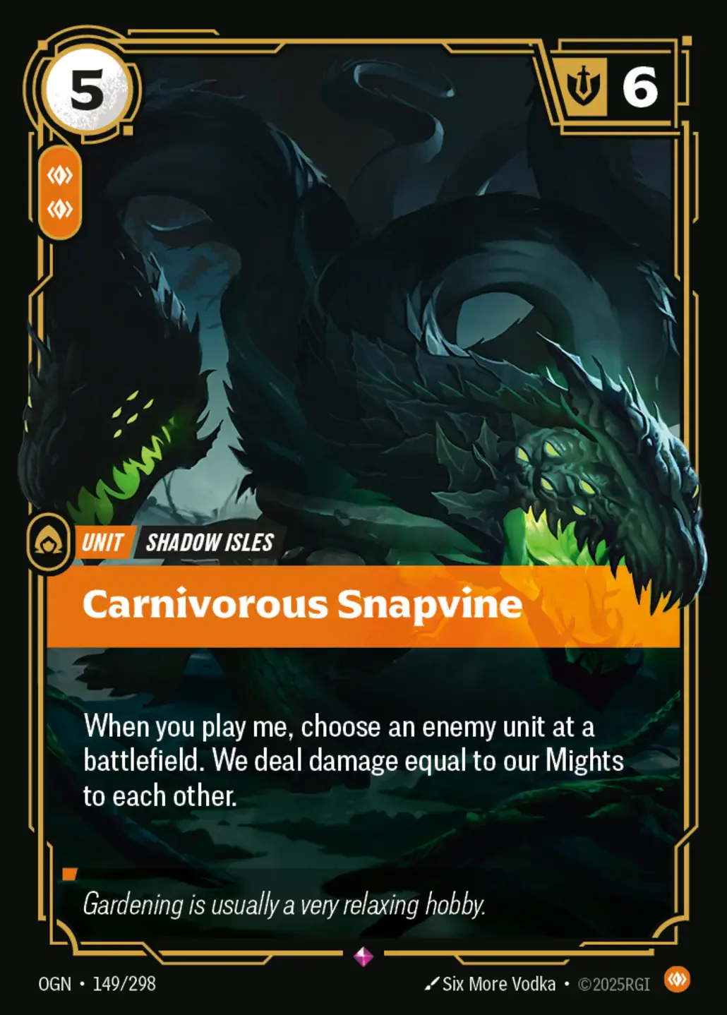 Carnivorous Snapvine - 149/298 (OGN) Rare
