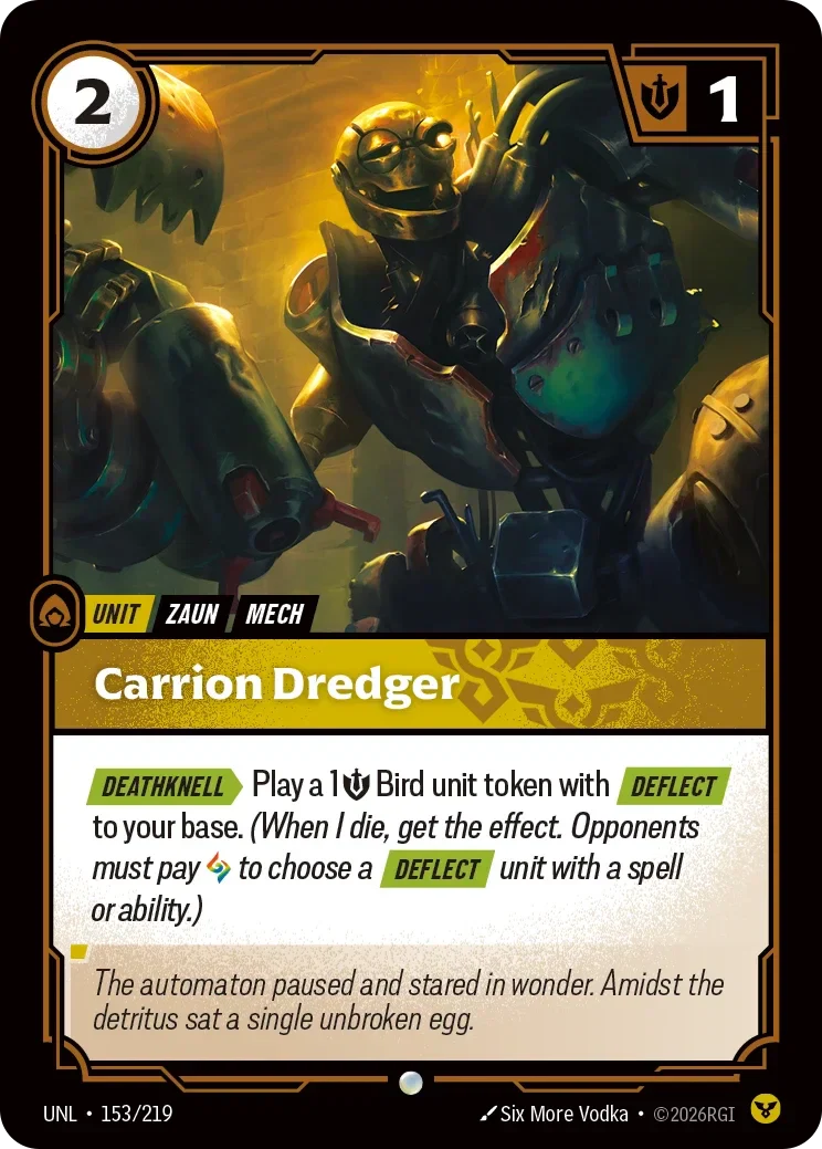 Carrion Dredger - 153/219 (UNL)  Common