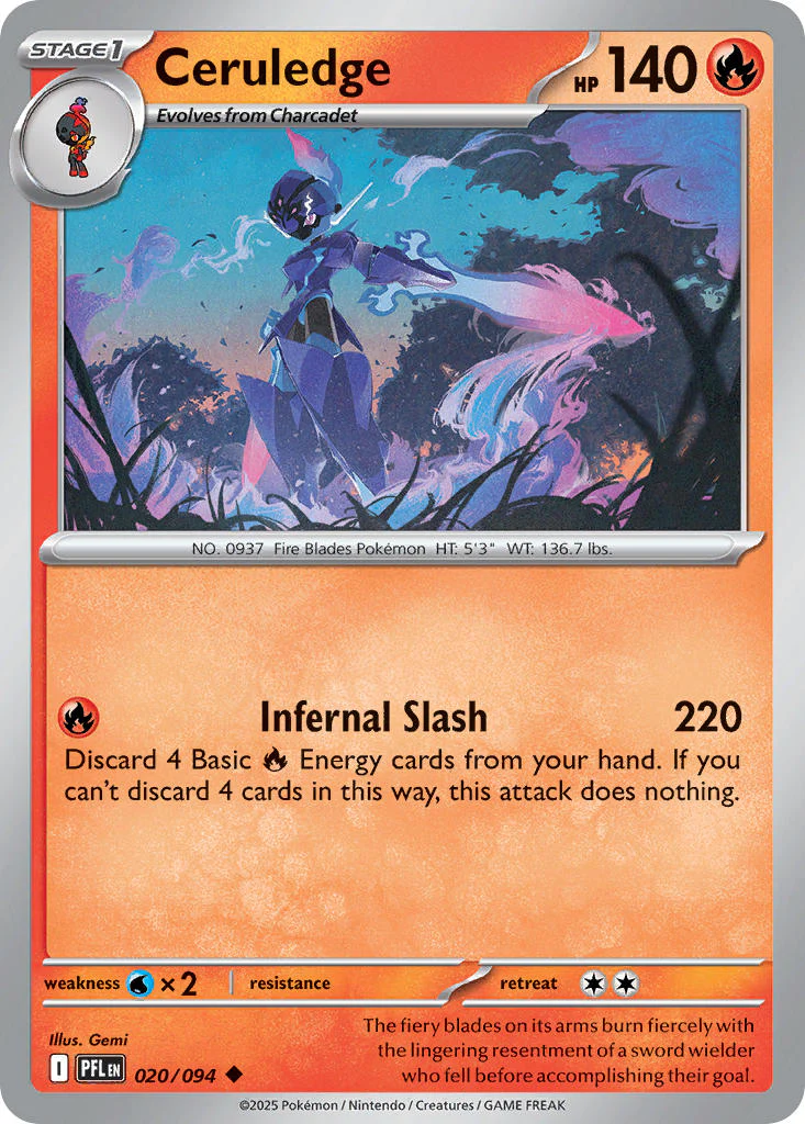 Ceruledge - 020/094 (PFL) Uncommon