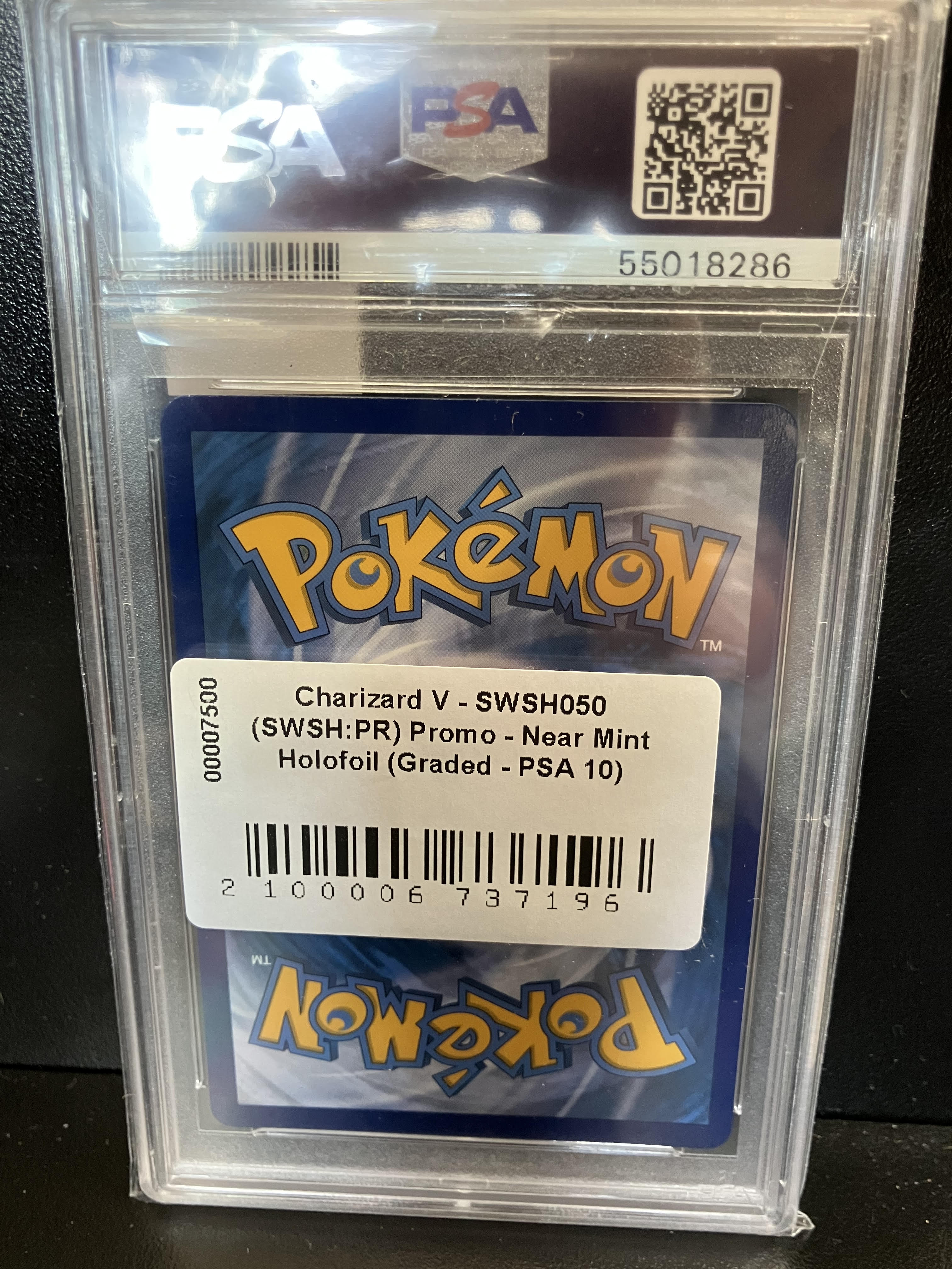 Charizard V - SWSH050 (SWSH:PR) Promo - Near Mint Holofoil (Graded - PSA 10) - Image 4