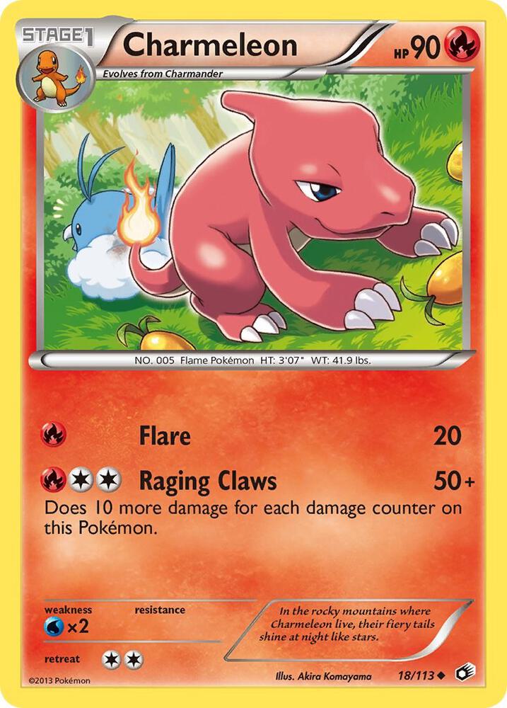 Charmeleon - 18/113 (LTR) Uncommon - Light Play Normal