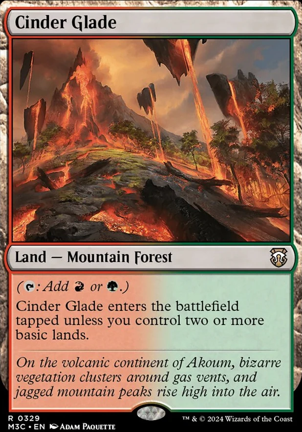 Cinder Glade [#0329 Ripple Foil] (M3C-R)