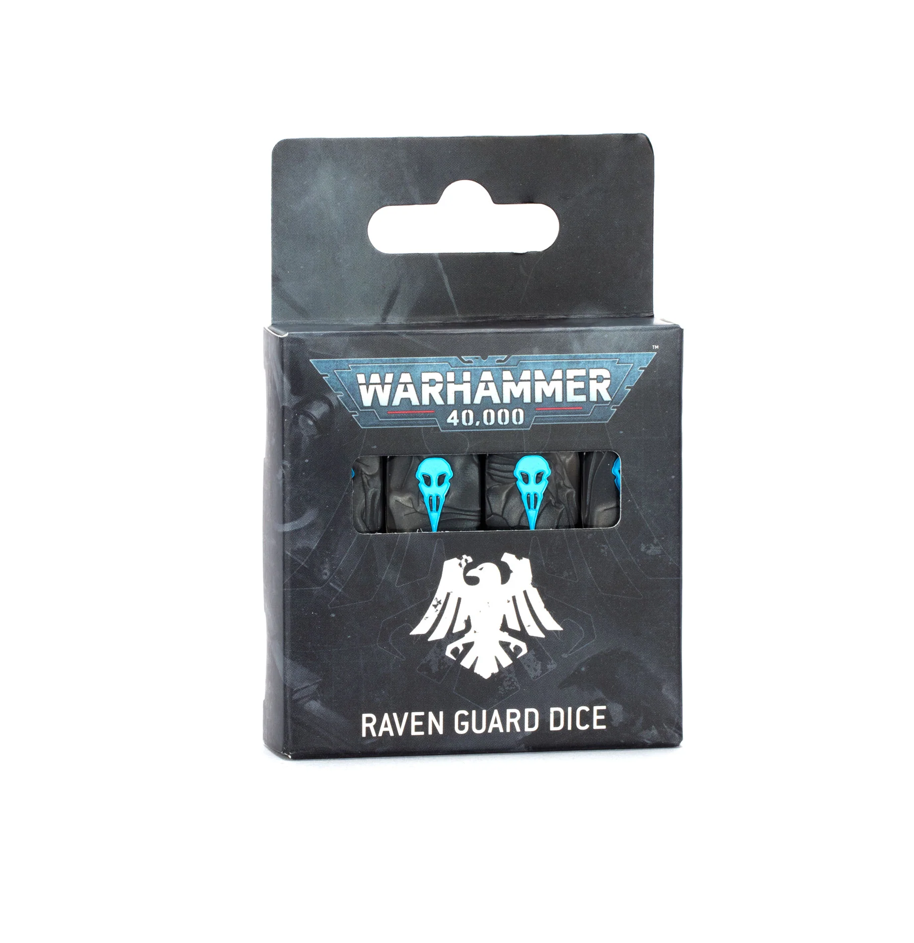 Citadel Hobby: Dice Set - 40K: Adeptus Astartes - Raven Guard (10th) (16)