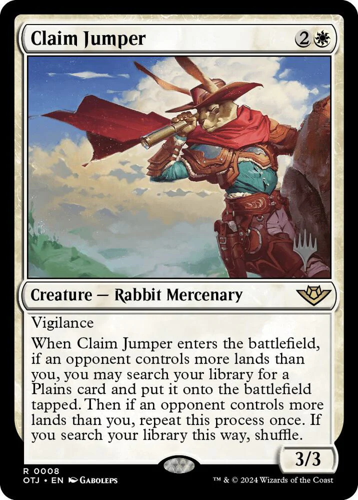 Claim Jumper [#0008] (OTJ-R-FOIL-PP)
