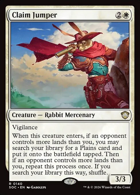 Claim Jumper [ #0140 ] (SOC-R)