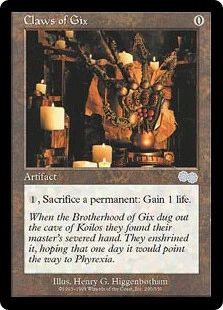 Claws of Gix (USG-U) Moderately Played