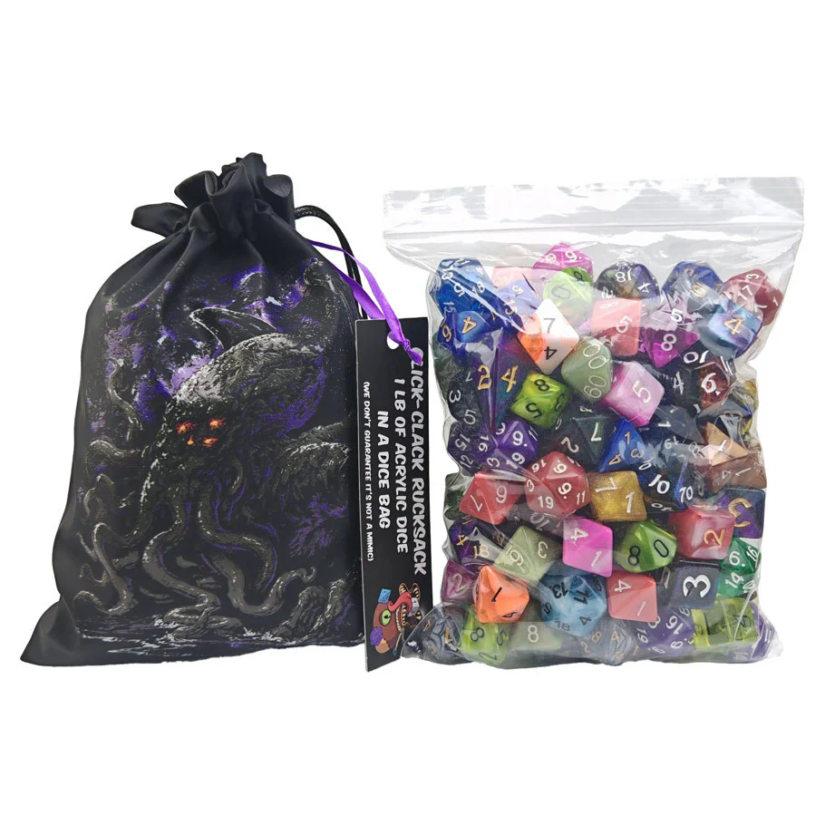 Click Clack Rucksack (1lb Dice with Bag)