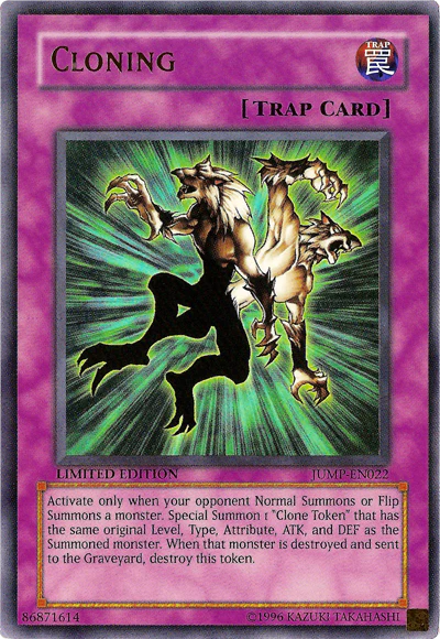 Cloning (JUMP-EN022) Ultra Rare - Near Mint Limited Edition