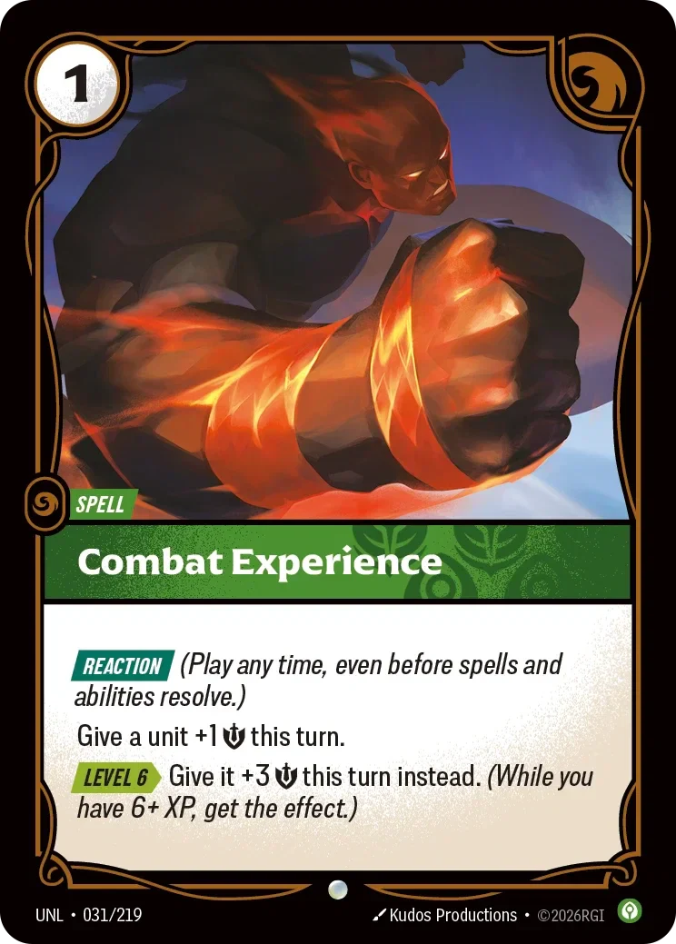 Combat Experience - 031/219 (UNL)  Common