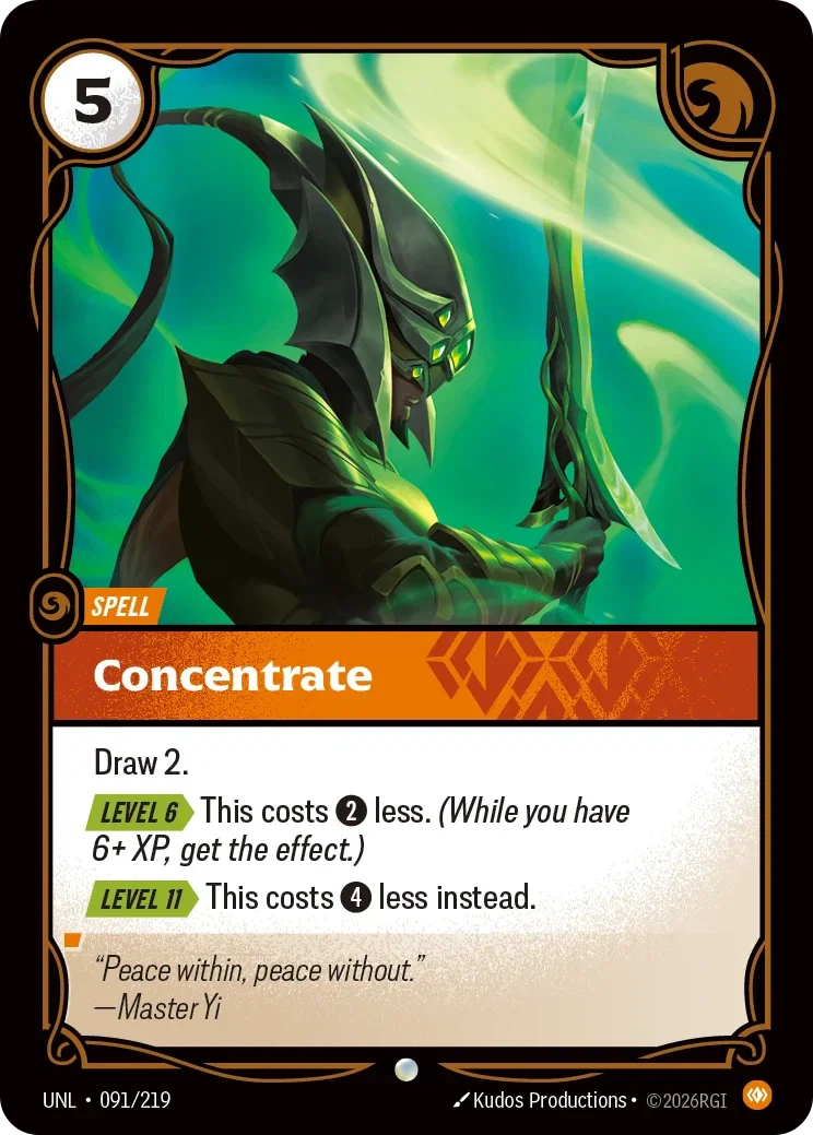 Concentrate - 091/219 (UNL)  Common
