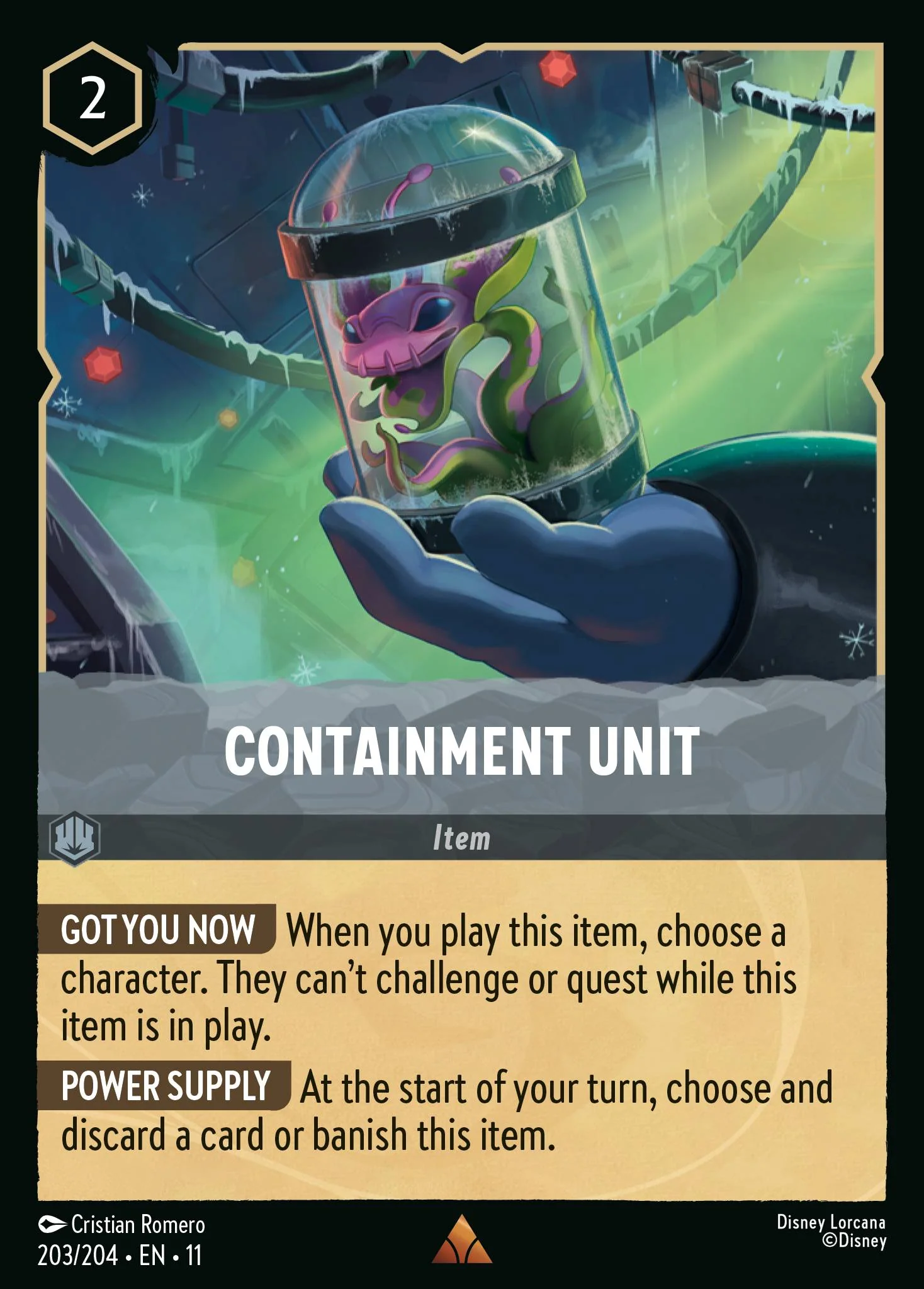 Containment Unit (203/204 - Winterspell)  Rare