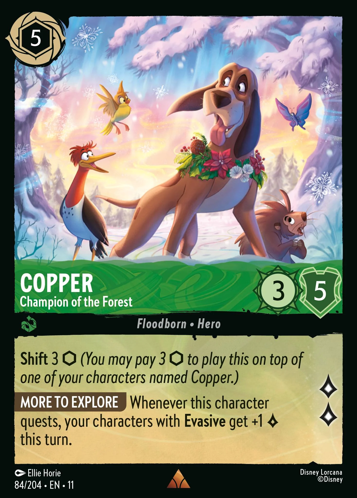 Copper - Champion of the Forest (084/204 - Winterspell) Rare