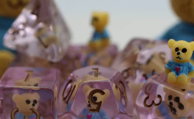 Teddy Bear RPG Dice Set