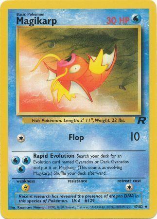 Magikarp - 47/82 (TR) Uncommon - Unlimited Moderately Played