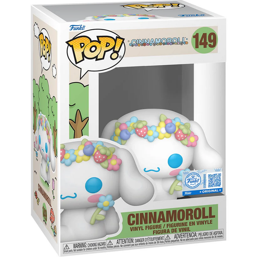 POP Figure: Sanrio Hello Kitty & Friends #0149 - Cinnamoroll with Flower (Specialty)