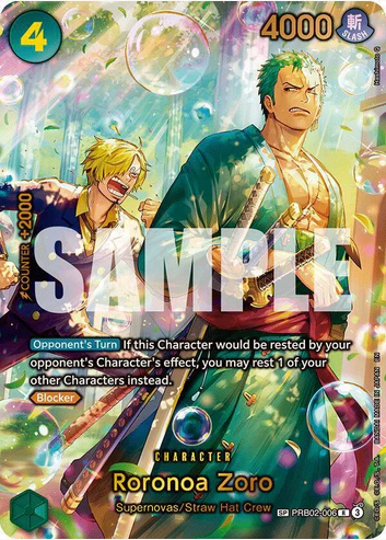 Roronoa Zoro (PRB02-006 SP)