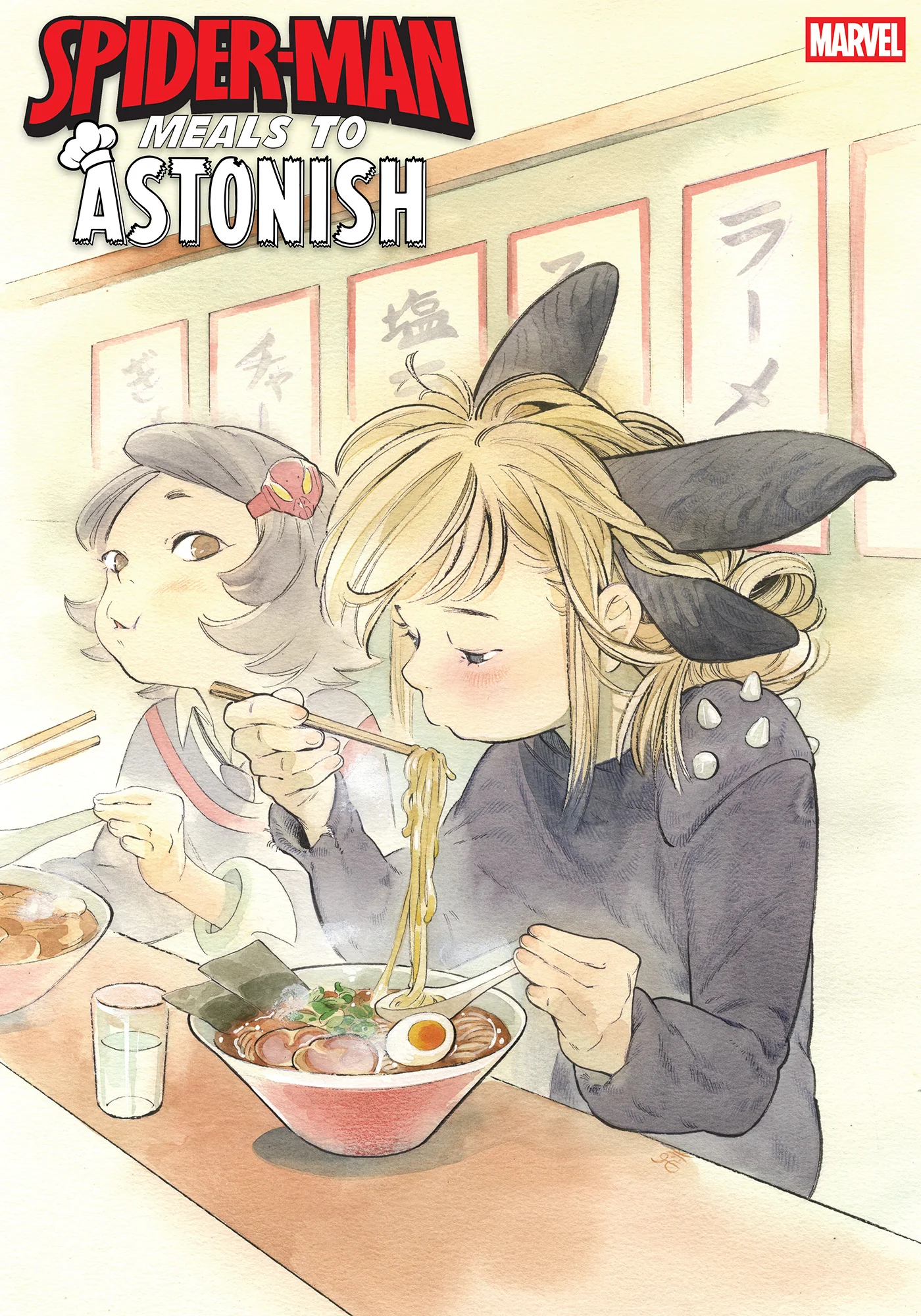 SPIDER-MAN: MEALS TO ASTONISH #1 PEACH MOMOKO VARIANT - Image 2