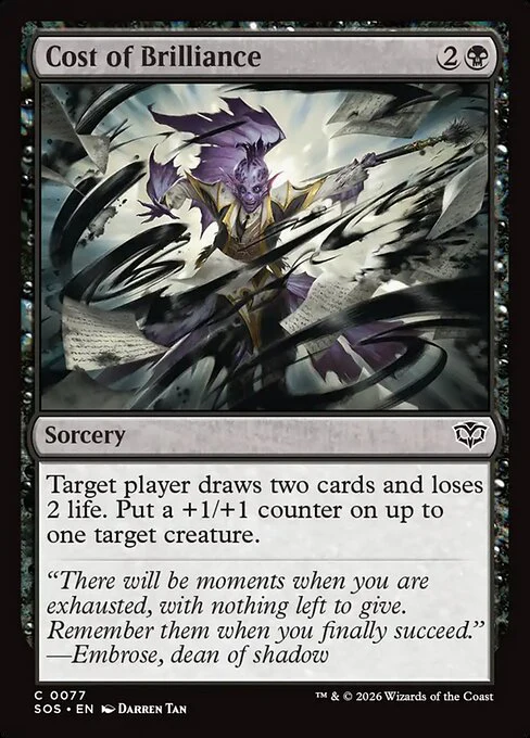 Cost of Brilliance [ #0077 ] (SOS-C)