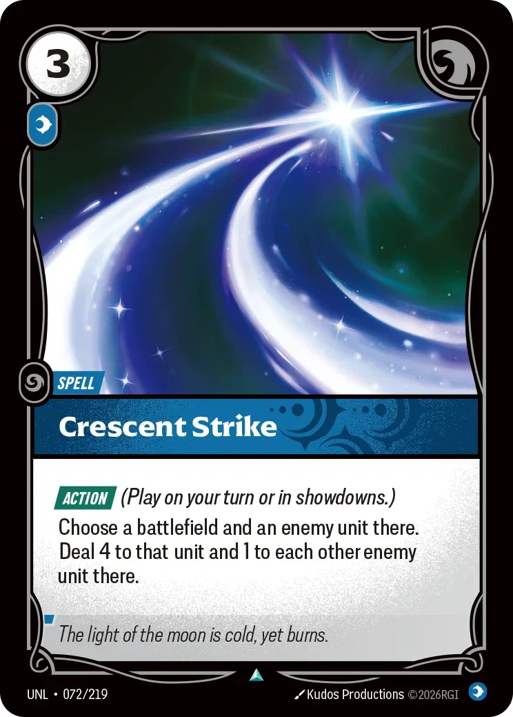 Crescent Strike - 072/219 (UNL)  Uncommon