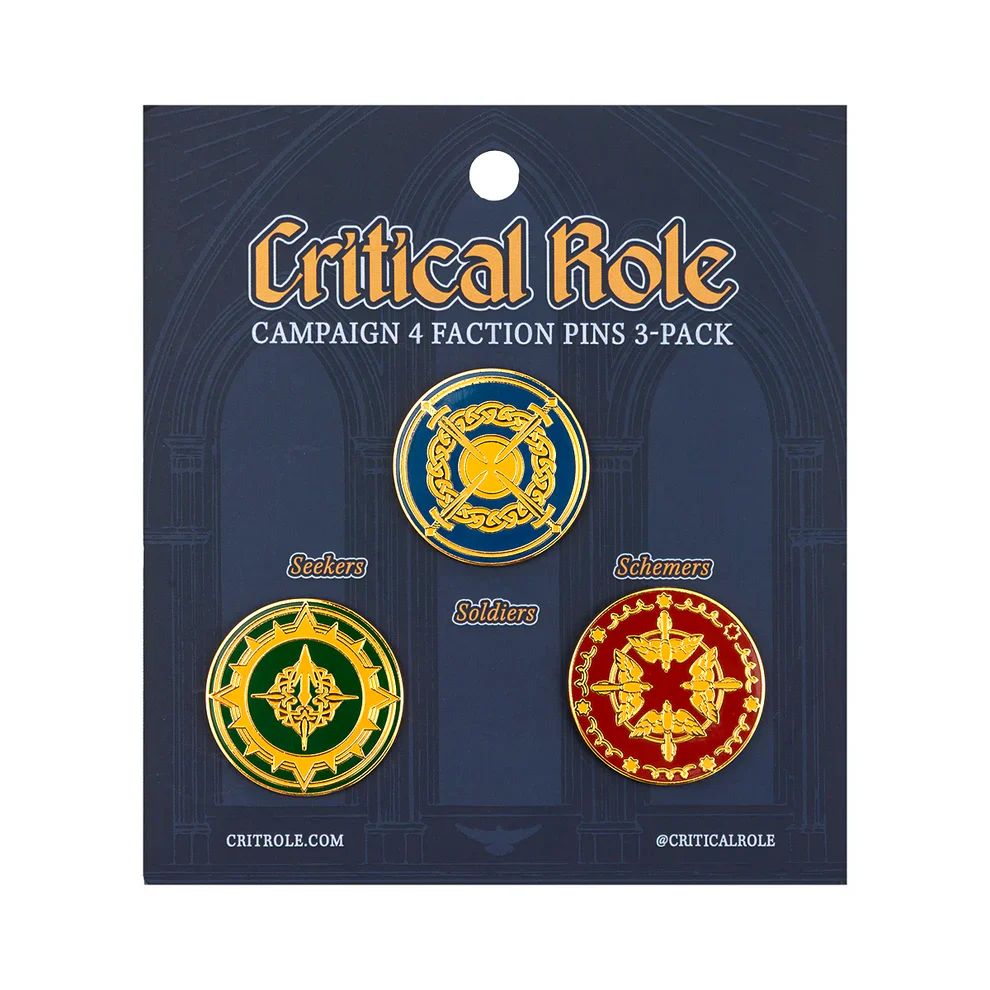 Critical Role: Campaign 4 Faction Pin 3-Pack
