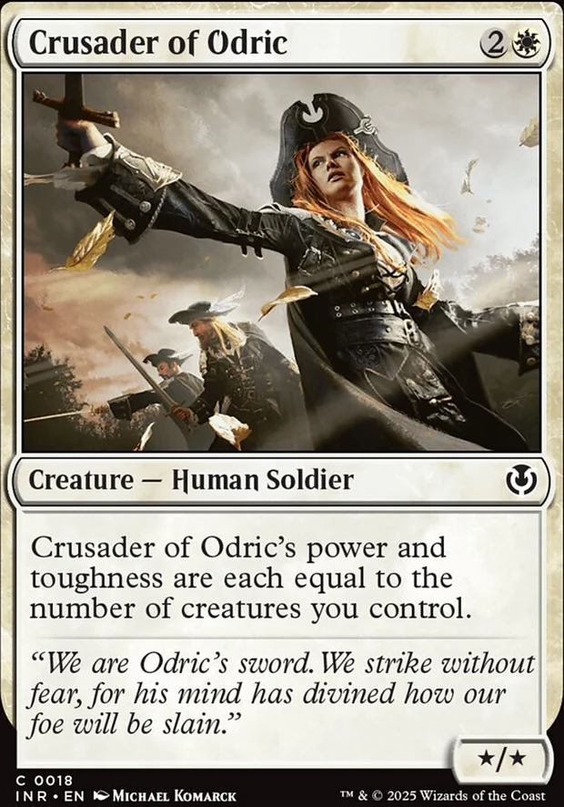 Crusader of Odric [ #0018 ] (INR-C)