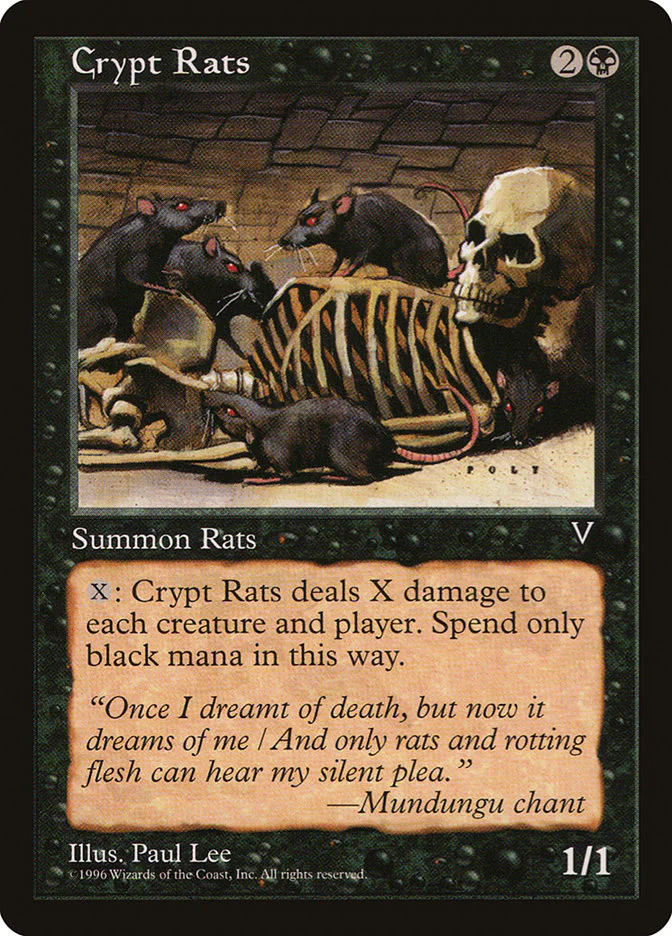 Crypt Rats (VIS-C) Moderate Play