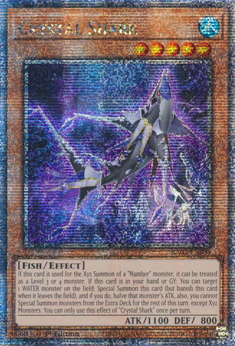 Crystal Shark (RA03-EN031) Quarter Century Secret Rare - Near Mint 1st Edition