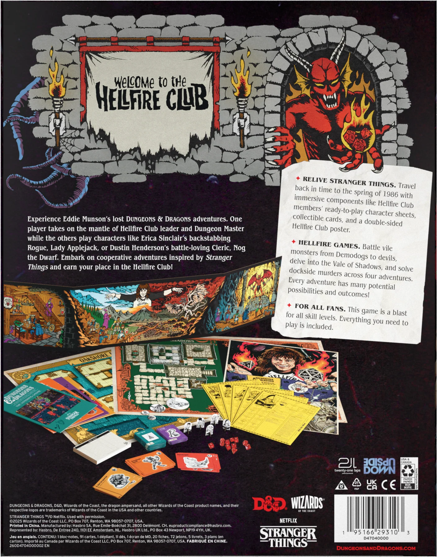 D&D 5E: Board Game - Stranger Things: Welcome to the Hellfire Club - Image 3