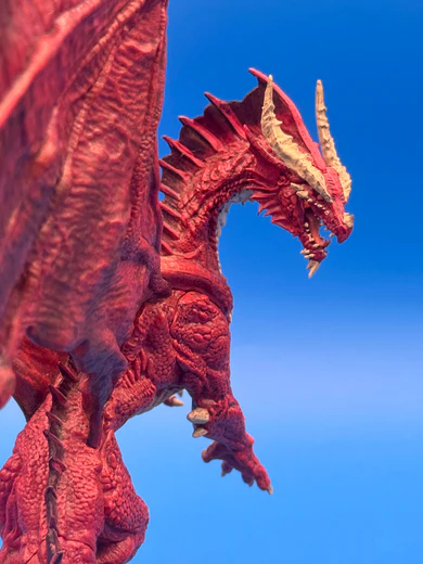 D&D Miniatures: Icons of the Realms - Premium Figure: Adult Red Dragon (USED) Out of Box - Image 5