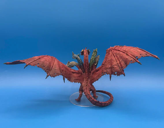 D&D Miniatures: Icons of the Realms - Premium Figure: Aspect of Tiamat (USED) Out of Box - Image 2