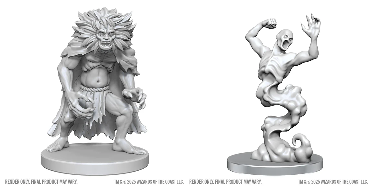D&D: Nolzur's Marvelous Miniatures - Classic Wight & Classic Wraith (90814)
