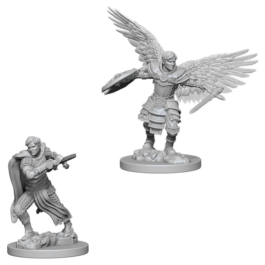D&D: Nolzur's Marvelous Miniatures - Male Aasimar Fighter  (73380)