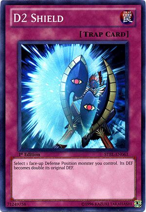 D2 Shield (STBL-EN063) Super Rare - Near Mint 1st Edition