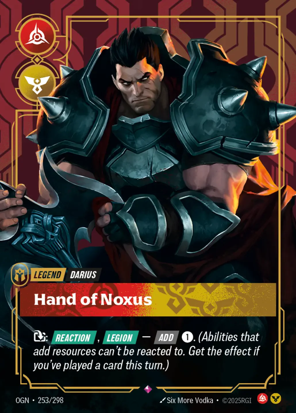 Darius - Hand of Noxus - 253/298 (OGN) Rare