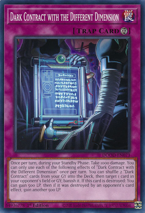 Dark Contract with the Different Dimension (DOOD-EN073)