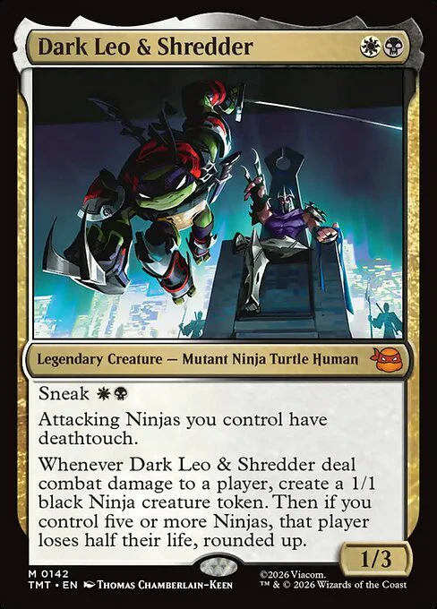 Dark Leo & Shredder [ #0142 ] (TMT-M) - Image 2
