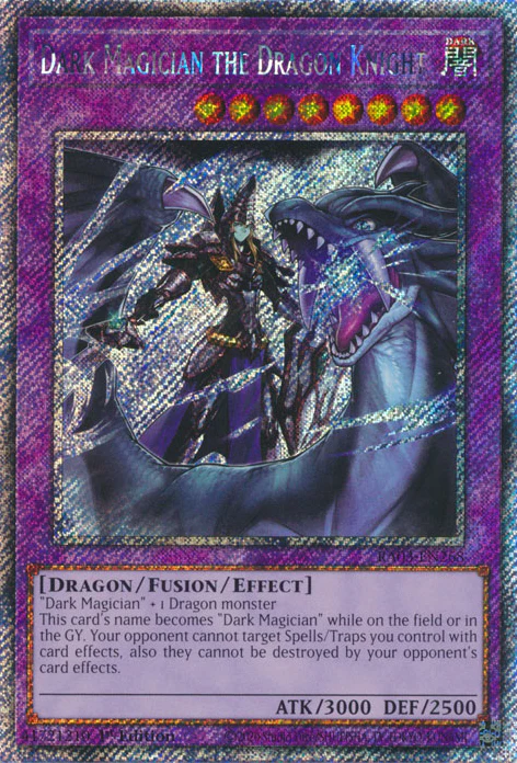 Dark Magician the Dragon Knight (RA03-EN268) Platinum Secret Rare - Near Mint 1st Edition