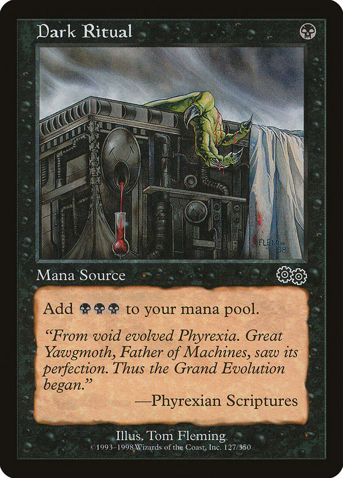 Dark Ritual (USG-C) Light Play