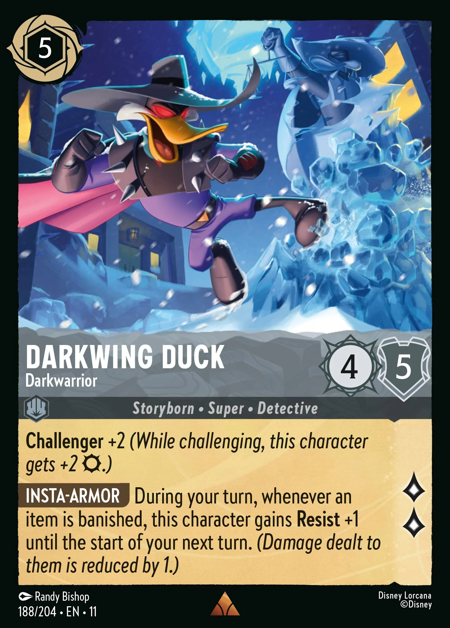Darkwing Duck - Darkwarrior (188/204 - Winterspell)  Rare