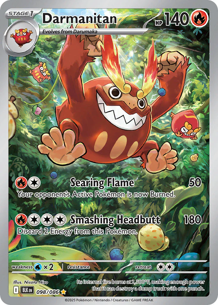 Darmanitan - 098/086 (BLK) Illustration Rare