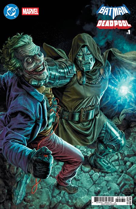 DC MARVEL BATMAN DEADPOOL #1 (ONE SHOT) CVR C LEE BERMEJO JOKER DR DOOM CARD STOCK VAR - Image 2