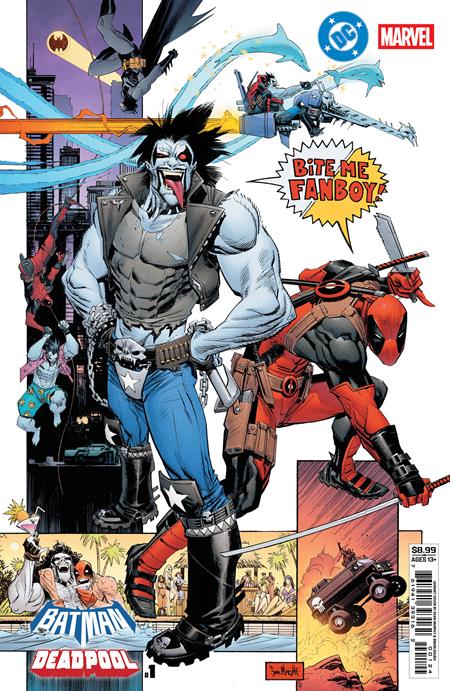 DC MARVEL BATMAN DEADPOOL #1 (ONE SHOT) CVR M SEAN GORDON MURPHY LOBO DEADPOOL CARD STOCK VAR - Image 2