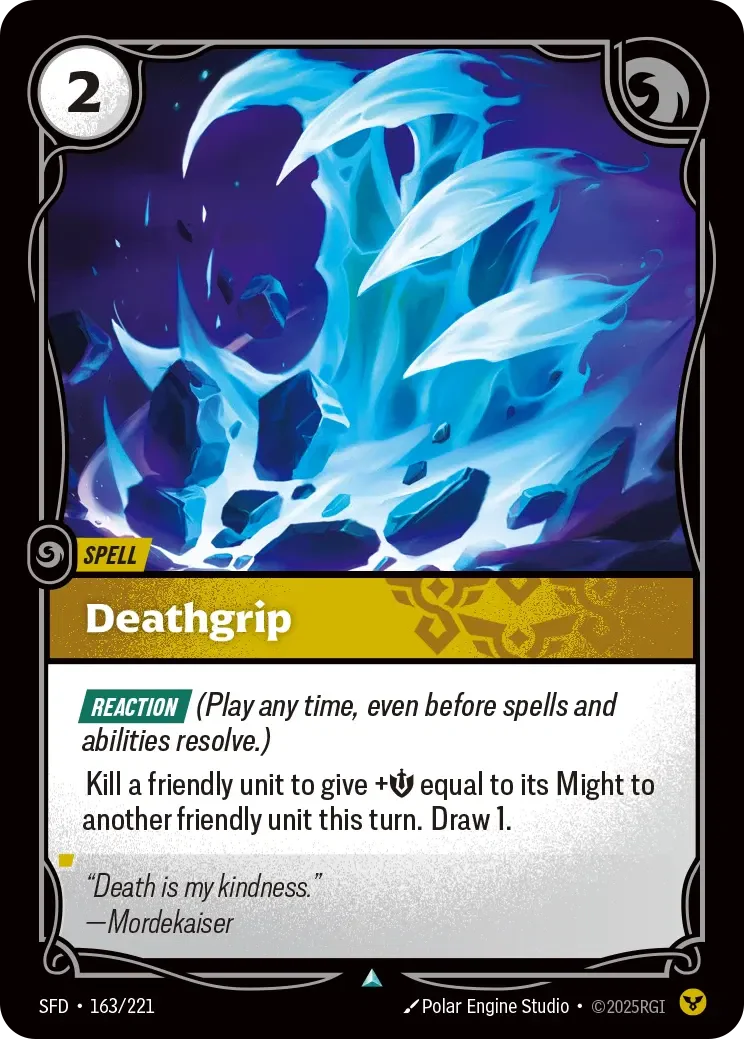 Deathgrip - 163/221 (SFD) Uncommon