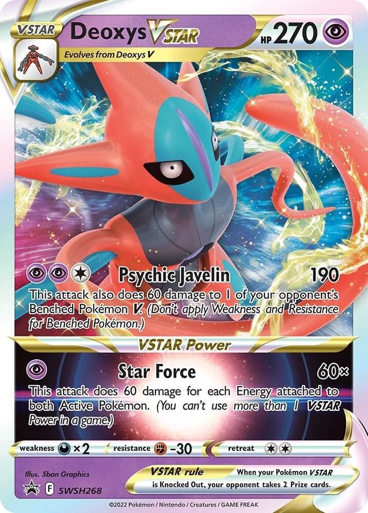 Deoxys VSTAR - SWSH268 (SWSH:PR) Promo - Light Play Holofoil