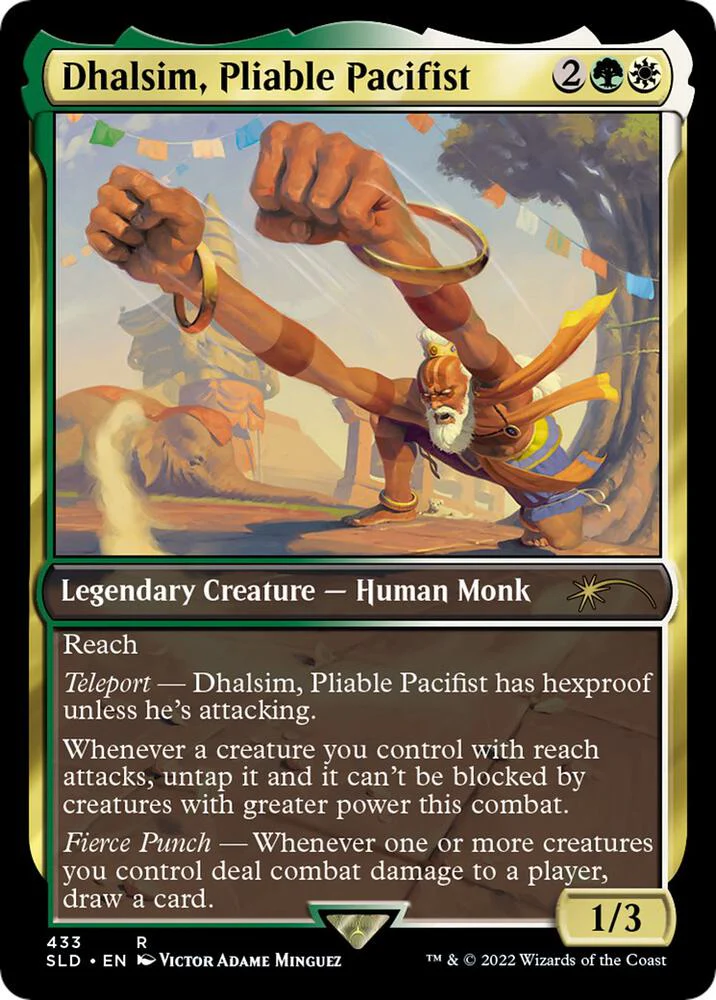 Dhalsim, Pliable Pacifist [#433] (SLD-R)