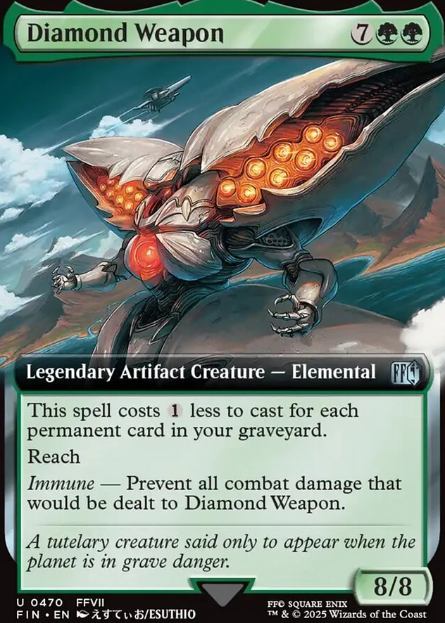 Diamond Weapon [ #0470 Extended Art ] (FIN-U) - Image 2